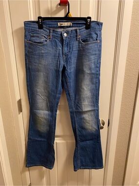 Levis Jeans 524 Bootcut 11 Juniors Stretch Blue Denim Boot Cut 11M
